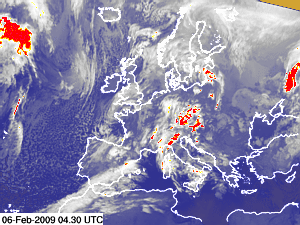 Enhanced IR Satellite Europe movie